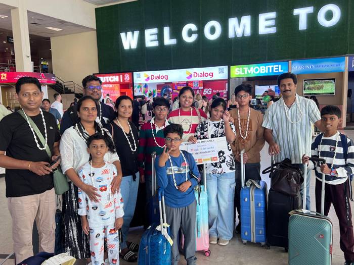 Coral Holidays group at an airport